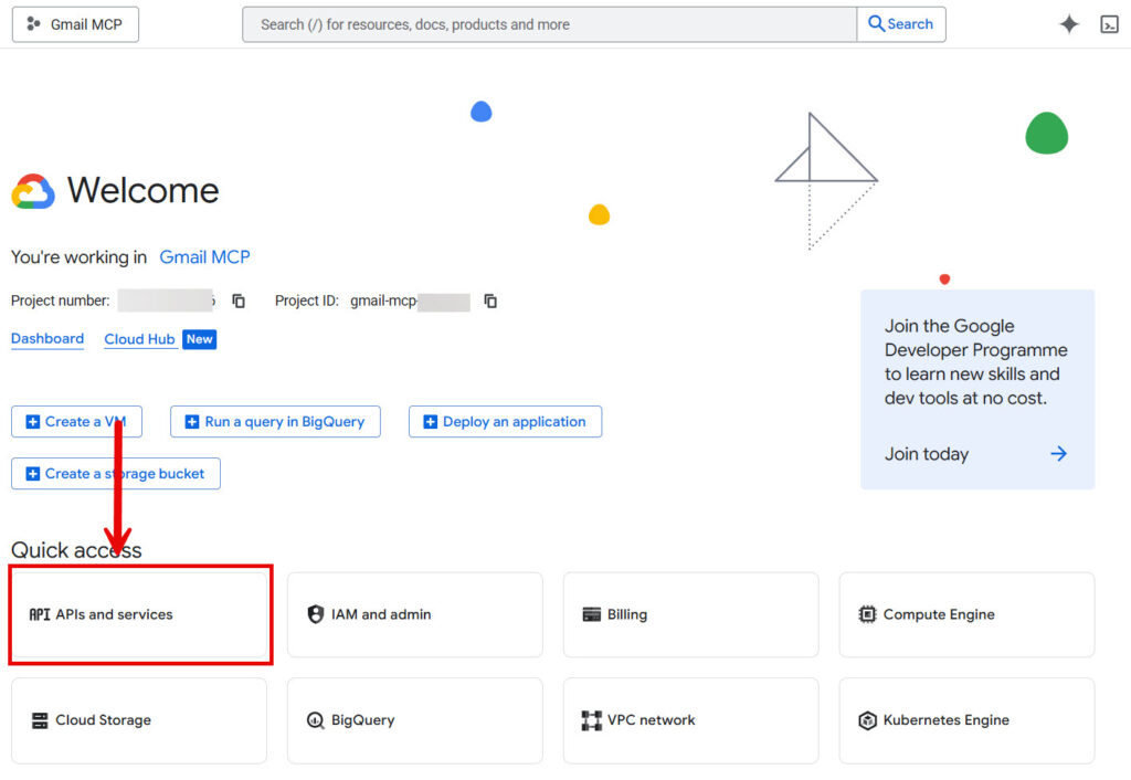 google console