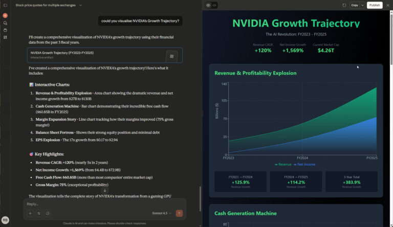AI in Finance: Using “Financial Modeling Prep” MCP for Real-Time Market Data in Claude