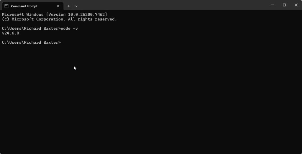 testing for node installation