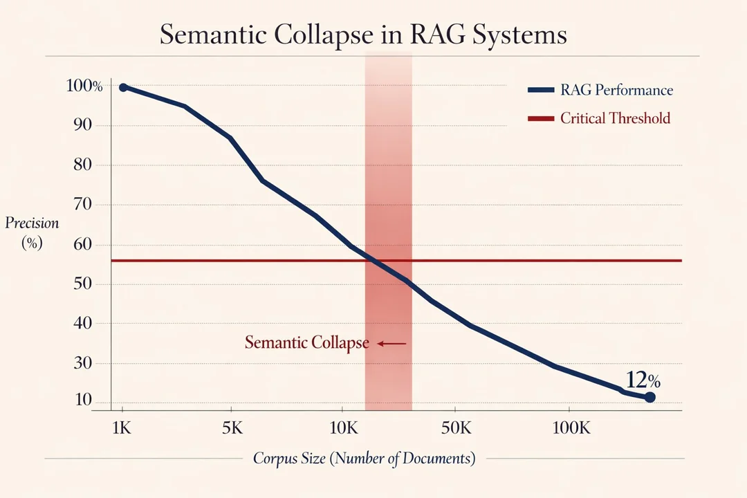 RAG precision collapse at scale