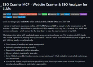 SEO Crawler on Houtini