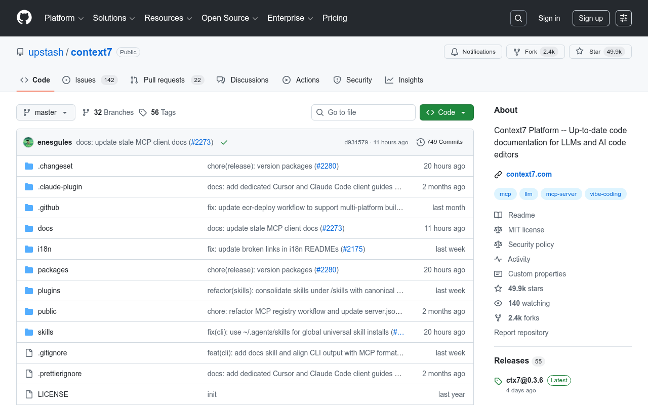 Context7 GitHub repository