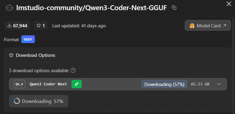 Green rocket icon showing model compatibility