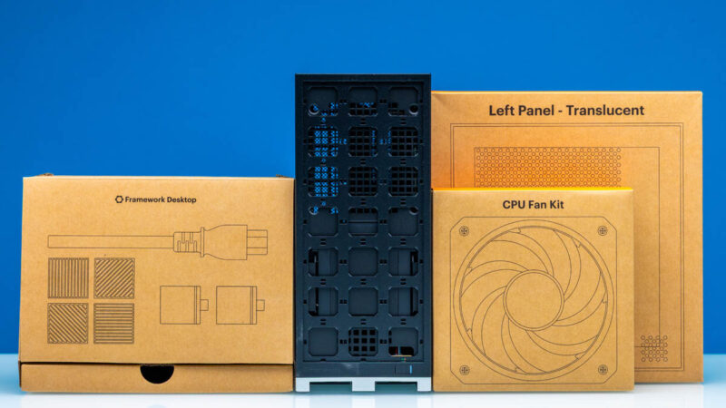 Framework Desktop with Strix Halo components